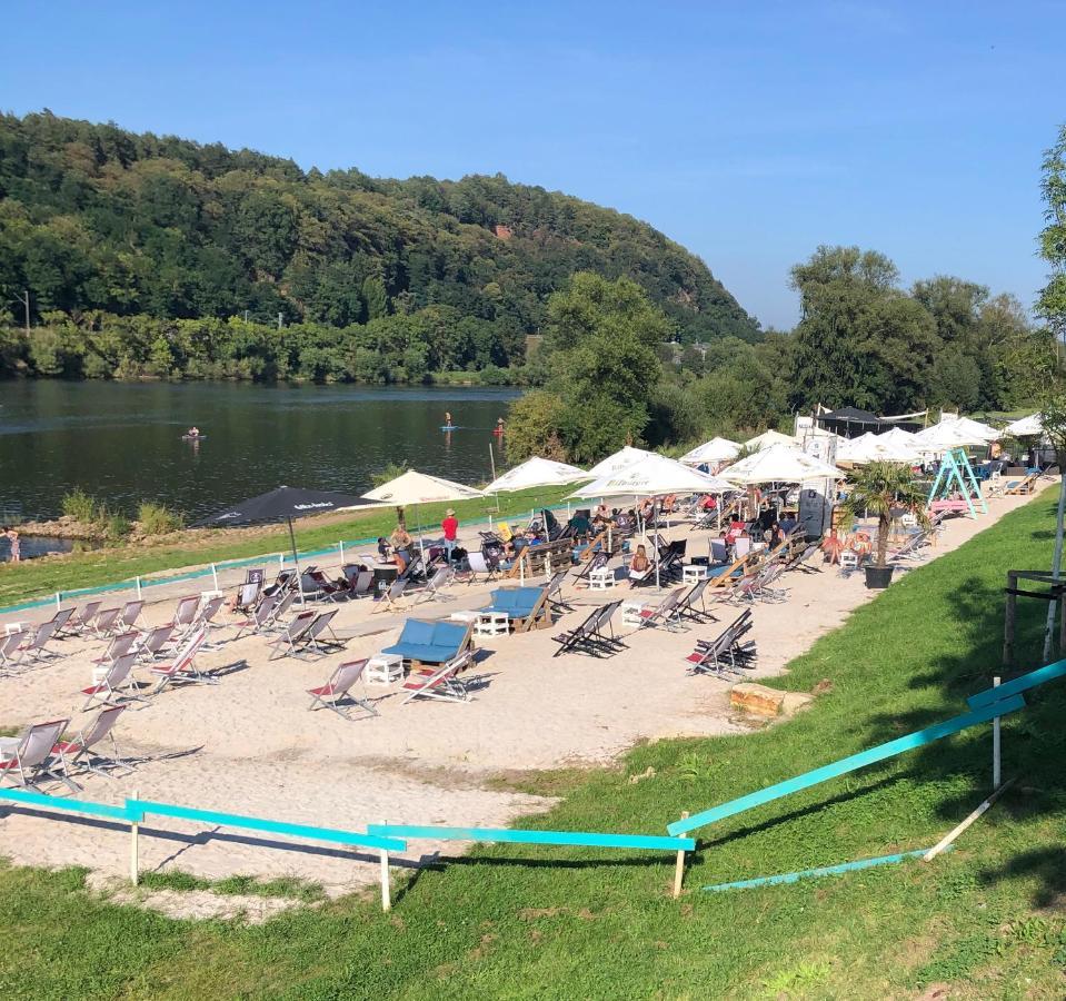 Appartamento Wohnen Am Trierer Moselufer Esterno foto